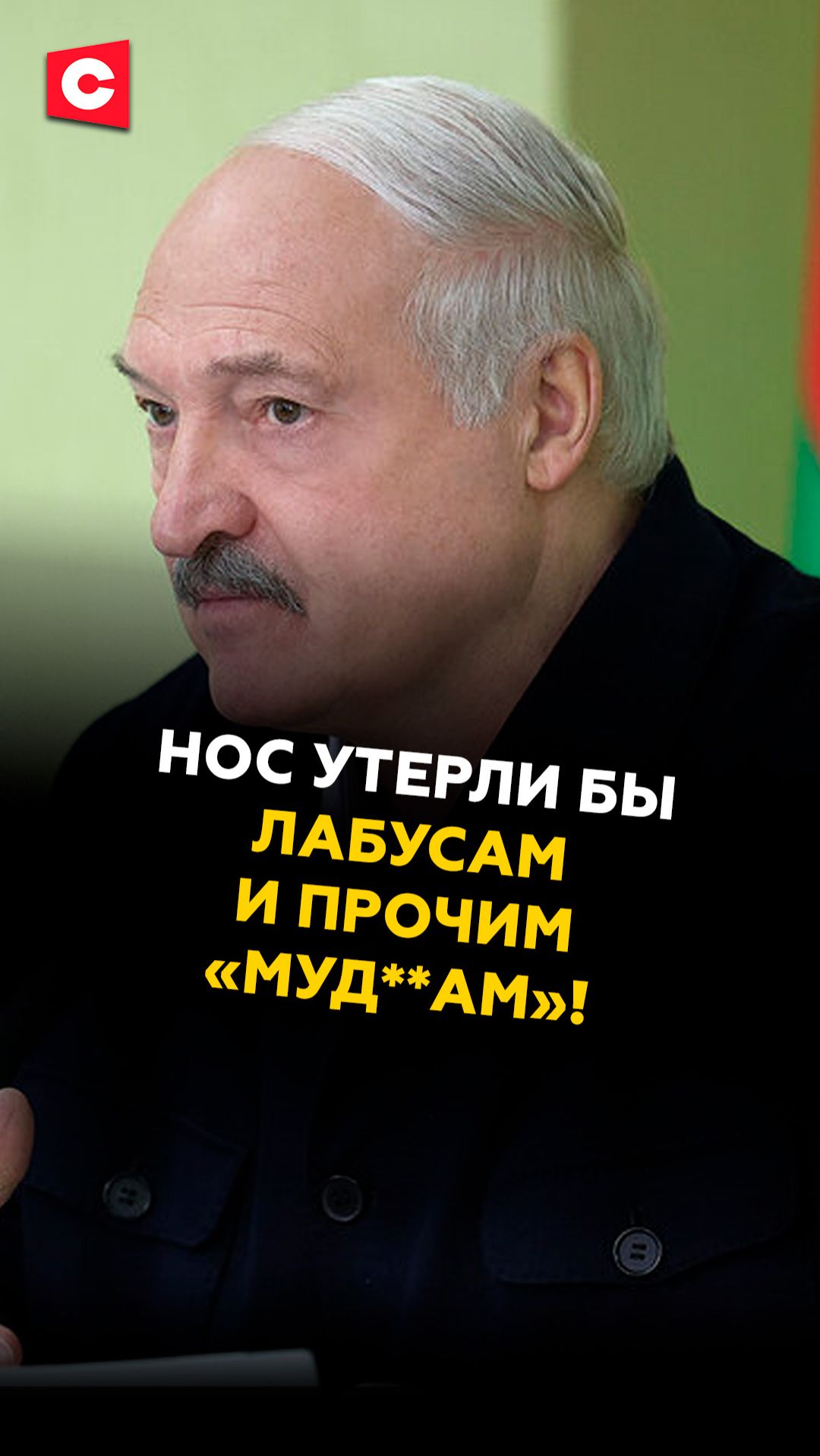 Лукашенко: Нос утерли бы лабусам и прочим «мудакам»! #лукашенко #политика #новости #ств