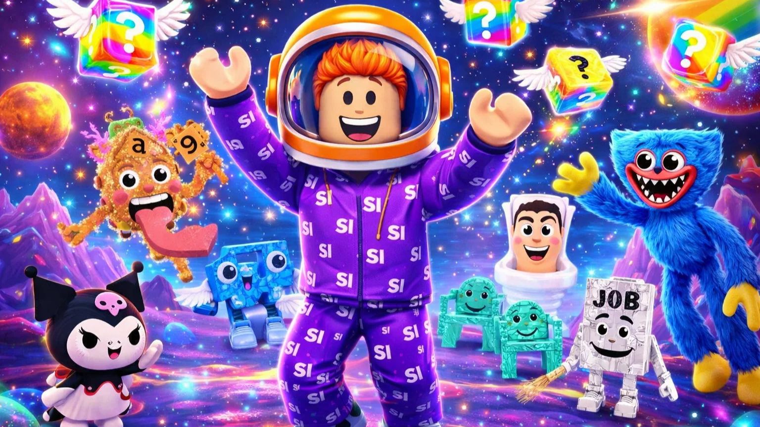 Я пролетел всю галактику ради редкого брейнрота и не поверил глазам 😨🌌 Яркое видео для детей.