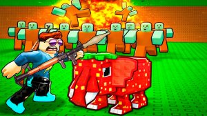 СТРЕЛЯЙ В ЗОМБИ ЧТОБЫ УКРАСТЬ БРЕЙНРОТОВ В ROBLOX