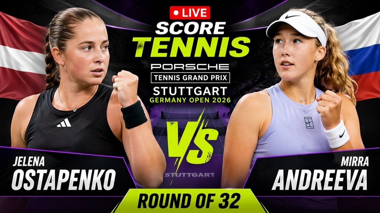 Остапенко Е — Андреева М Теннис. WTA. Штутгарт. Грунт Прямая трансляция