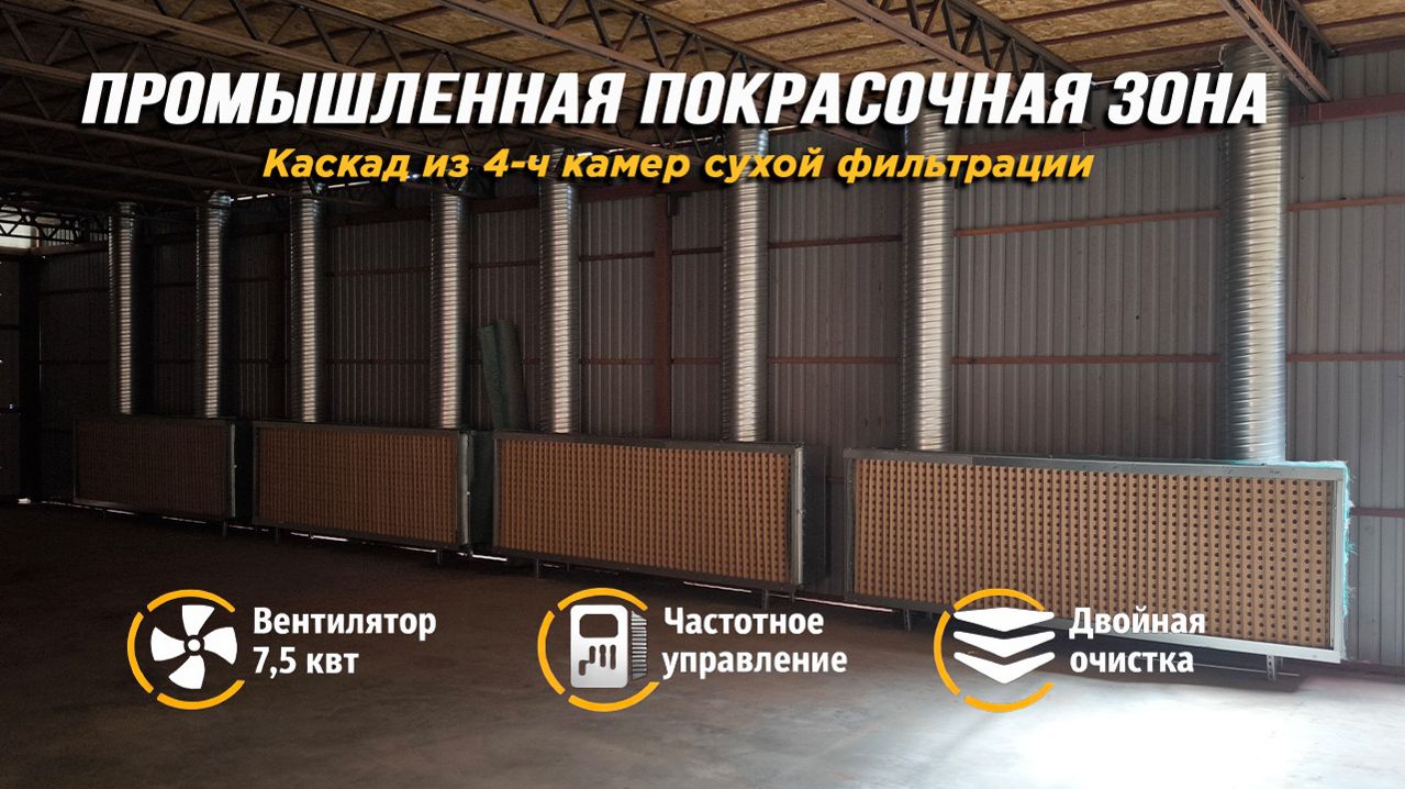 Покрасочная зона 11 метров — без тумана и перерасхода энергии