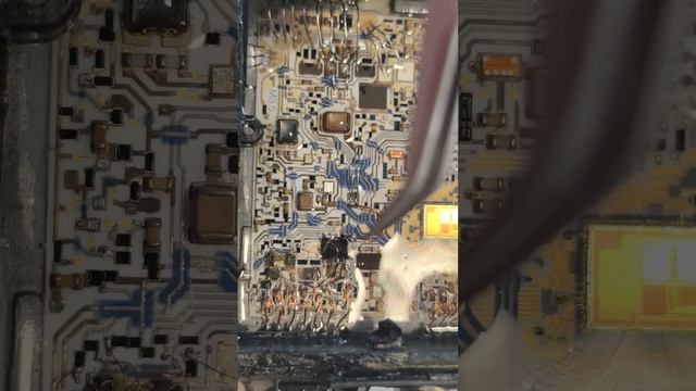 722.8 ремонт платы W169 протезирование кристаллов после неуспешного ремонта