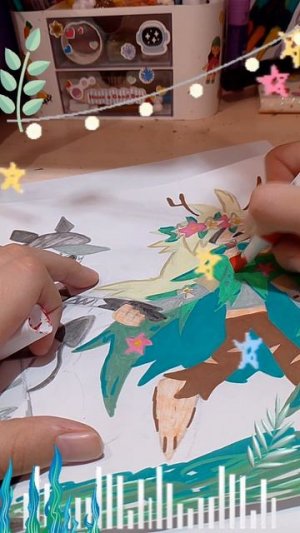 #рисование #fpe #хобби Hansel and Gretel🖤💚