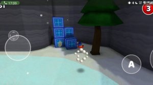 играю с другом в игре про Мишку