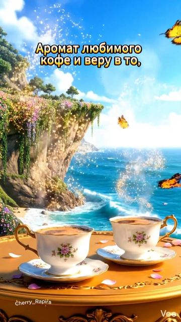 Доброе утро в раю! ☕ #доброеутро
