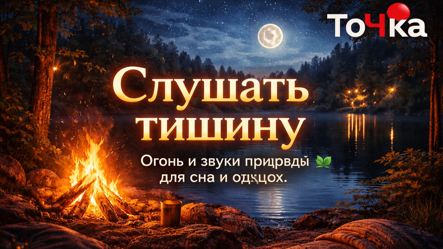 Звуки огня и природы 🔥 Для сна, отдыха и глубокого расслабления