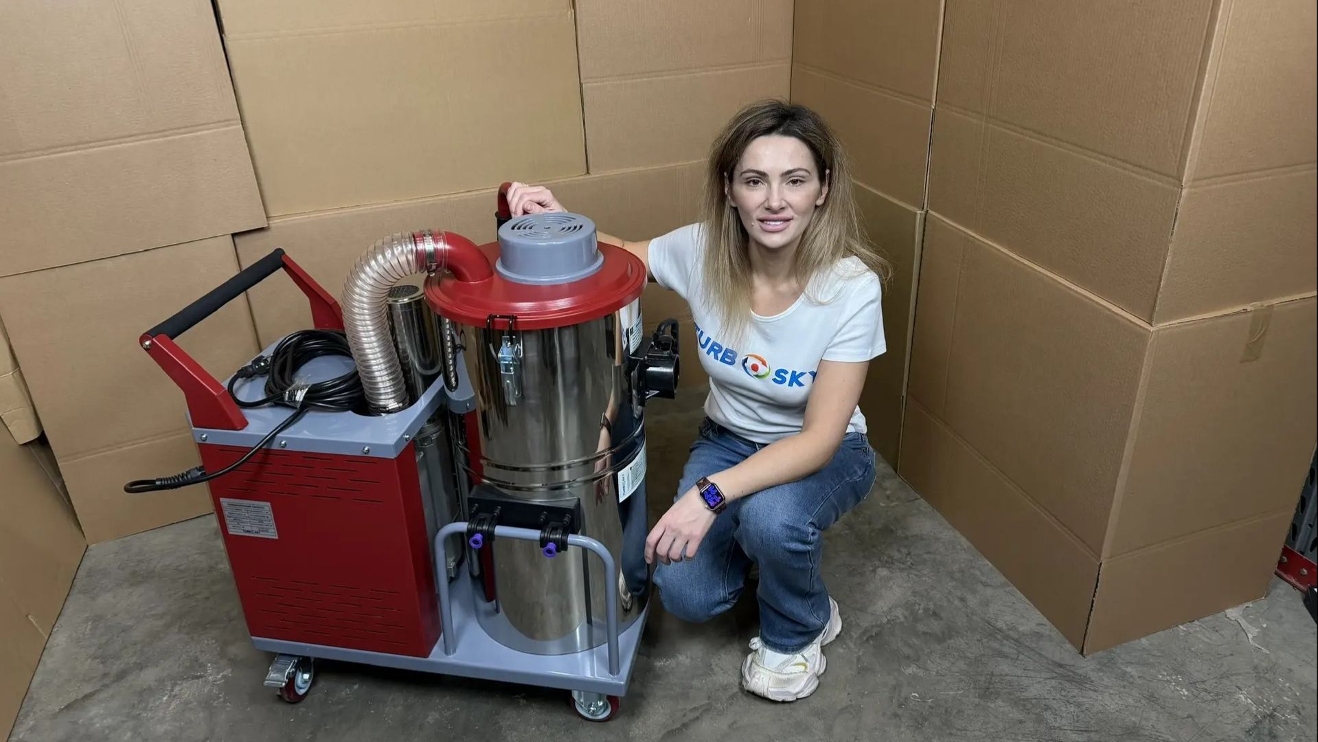 Пылесос промышленный TURBOSKY IV-12