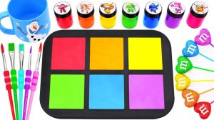 Как сделать радужные глиттерные сердечки и превратить 6-цветный слайм в пластилин: нарезка ASMR"