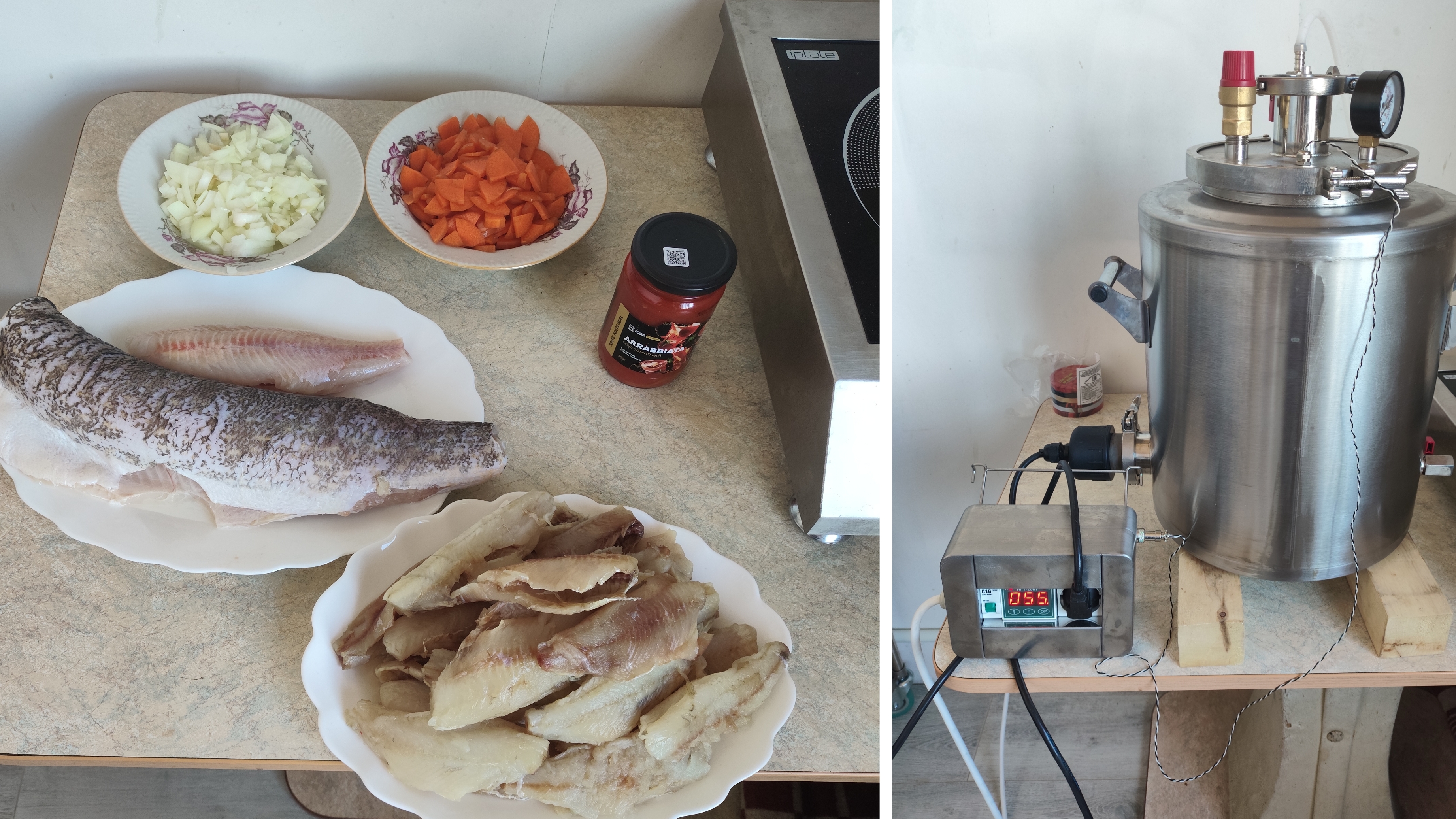 КОНСЕРВЫ ИЗ ОКУНЯ И ЩУКИ,НА АВТОКЛАВЕ ОТ ГЛАВАВТОКЛАВ,С АВТОМАТИКОЙ ОТ НЕФОР!