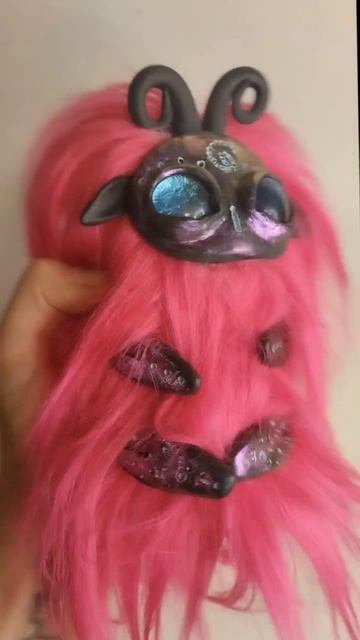 Забавный чудик, кукла ручной работы