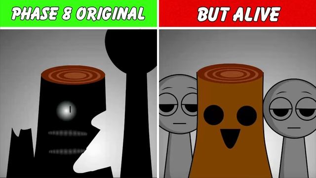 Sprunki Phase 8 (оригинал) но они выжили