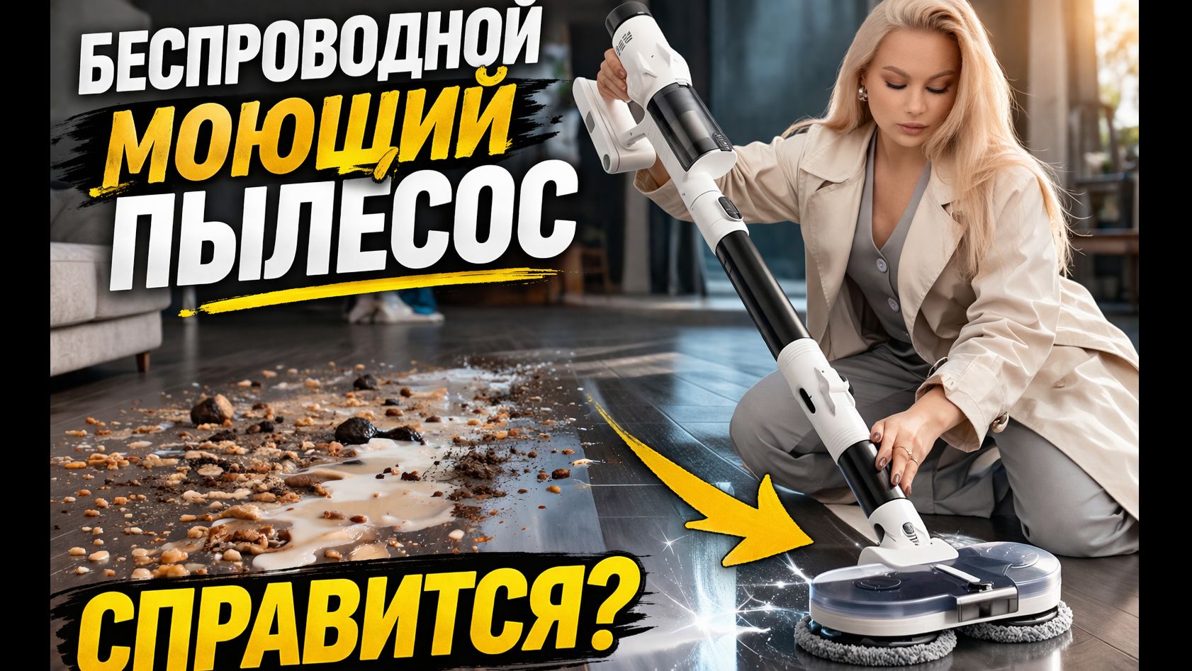 Беспроводной пылесос недорого от Spawnson.