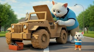 Над картонной машиной насмехались как над бесполезной 😢