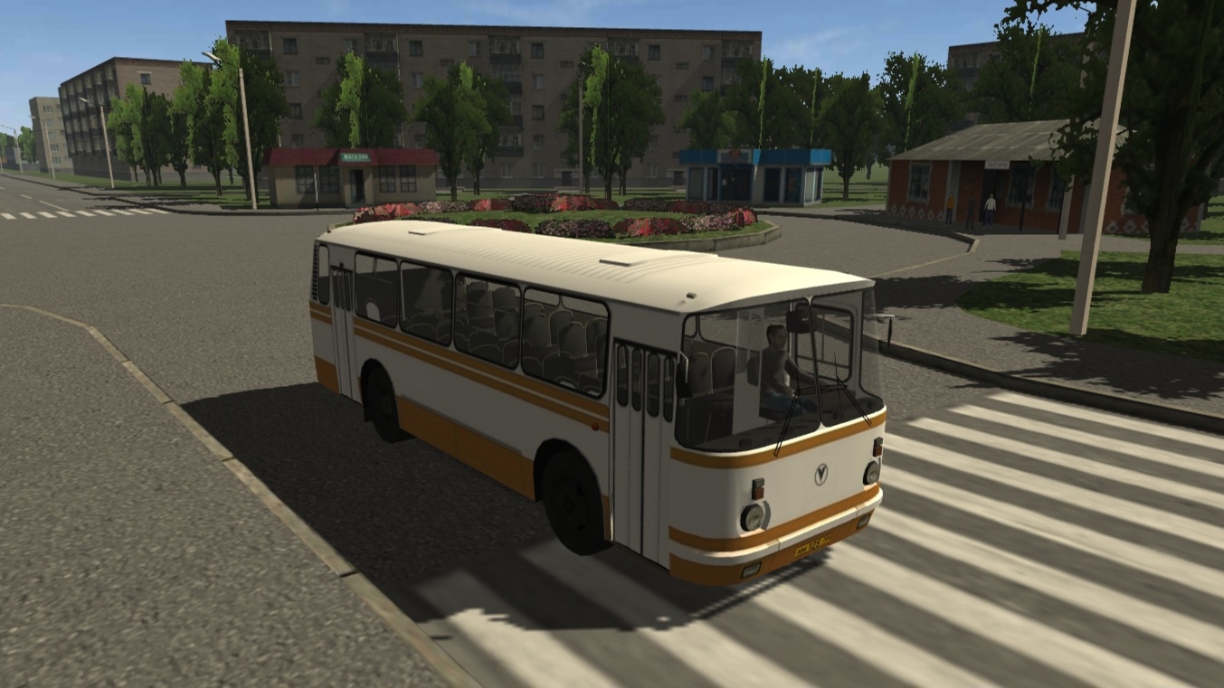 Мотор депот перевозка пассажиров Лаз-695н