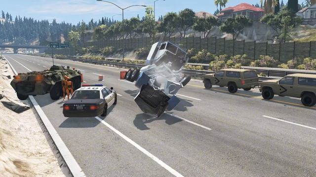 Тачки против боллардов #6 🎮 🎮 симулятор гонки игры про машинки vfibyrb