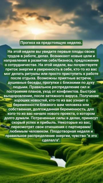 Предсказание на ближайшее время