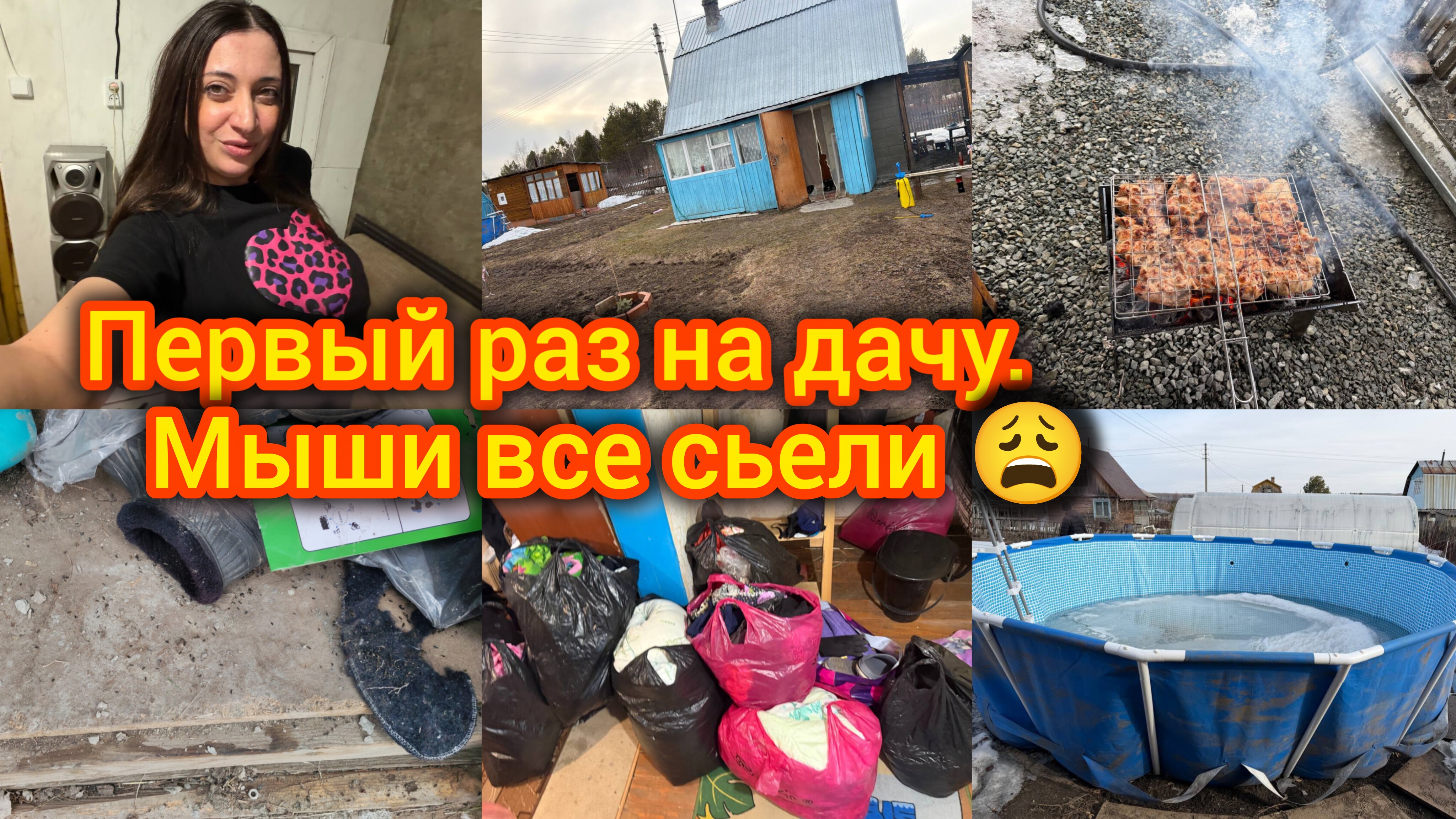 Открыли Дачный сезон! Мыши все сьели 😱 Наша Дача 2026