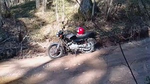 На собственную реку на своём мотоцикле 👍🤭😃
