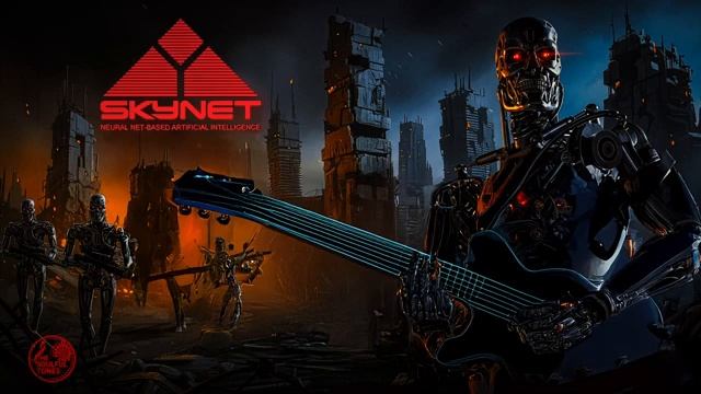 Synthwave I Skynet V20 Rock Version - Synthwave Retrowave Cover Terminator Theme Rock Cover [get.gt]