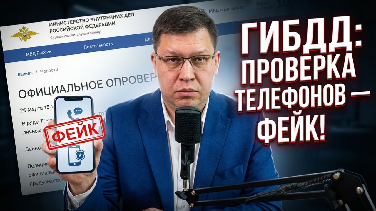 ГИБДД прокомментировала проверку смартфонов водителей!