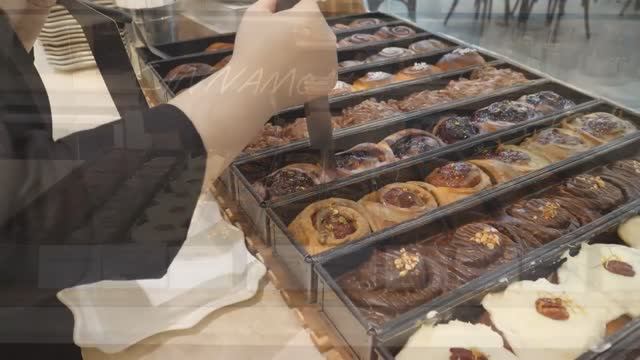 09 • Лучший хлеб с корицей в Корее – корейский десерт • Корейская уличная еда • АСМР