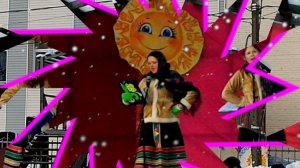 Масленница в Гостилицах со снегом