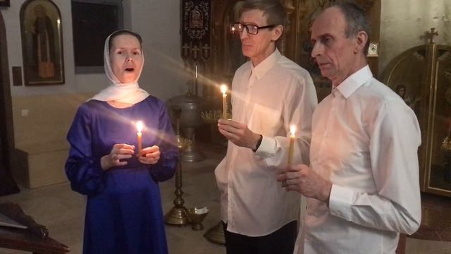 Тропарь Пасхи на греческом языке