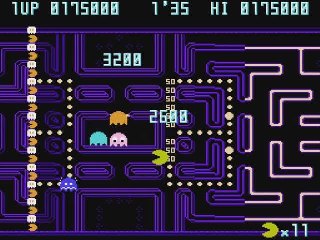 TAS NES Pac-Man Championship Edition - maximum score Extra in 03m 08.556s