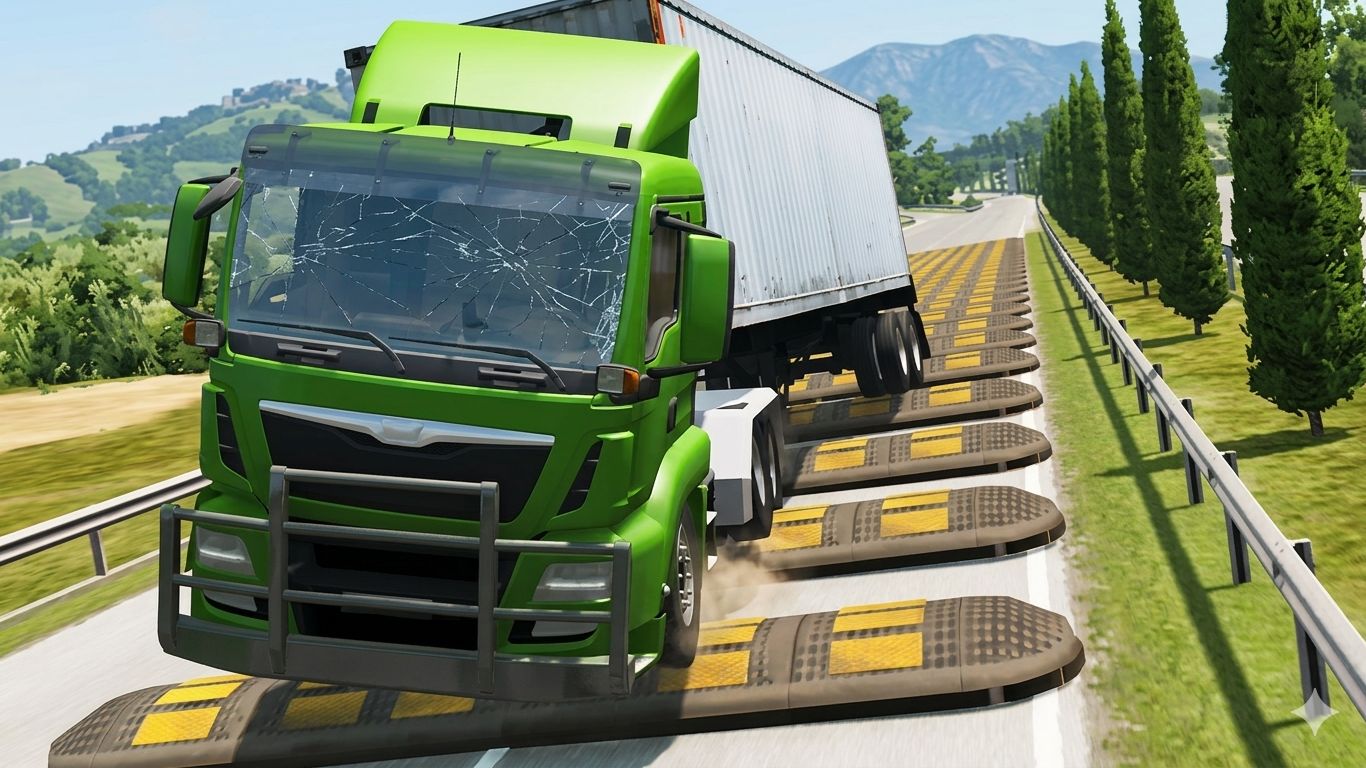 МАШИНКИ против 100 лежачих полицейских #2