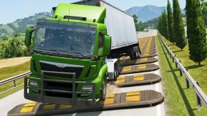 МАШИНКИ против 100 лежачих полицейских #2