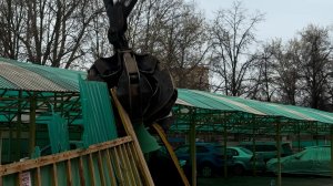 Демонтаж незаконной автостоянки