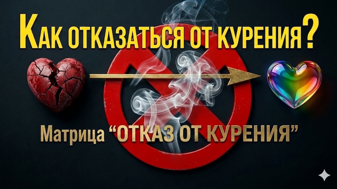 Как отказаться от курения. Матрица П.П. Гаряева