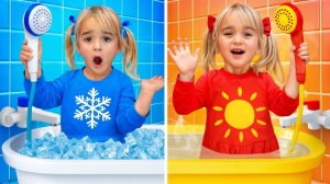 Алиса и тетя - соревнование "горячее против холодного"