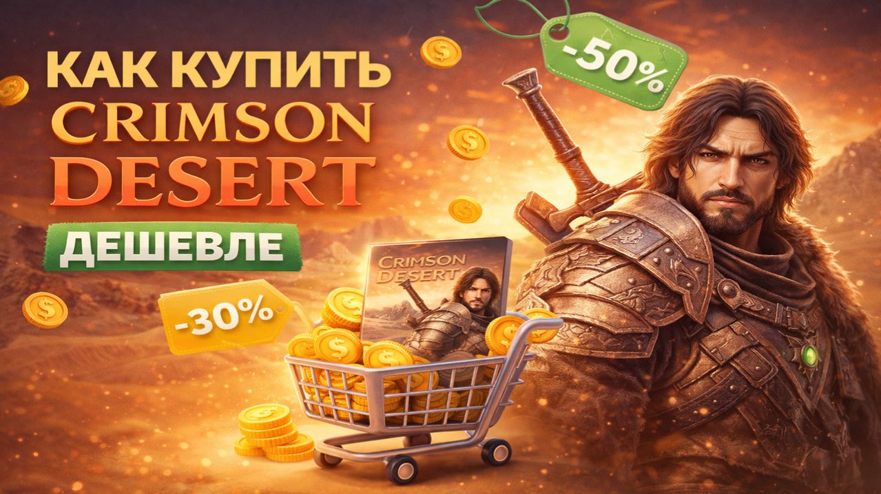 Как купить Crimson Desert дешевле в Steam, PS или Xbox в России в 2026