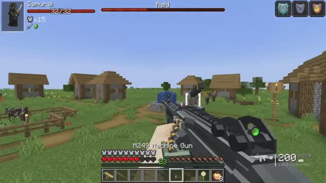 СОВРЕМЕННОЕ ОРУЖИЕ ПРОТИВ РЕЙДЕРОВ В МАЙНКРАФТЕ