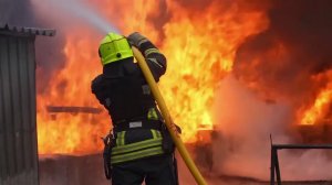 Объекты ВСУ горят в тыловых районах Украины.