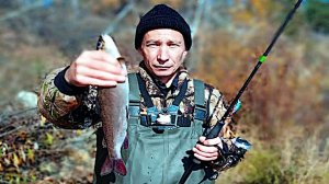 Рыбалка в октябре на реке Оленгуй. Ловлю ленка.