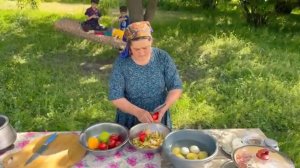 Ежедневно готовим еду на огне из местных продуктов Азербайджанская Кухня Деревенская Кухня  Рецепты