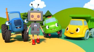 Большой сборник - синий трактор Лучшие мультики для маленьких детей
