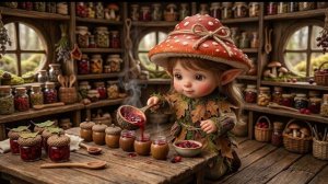 Спокойный день в крошечной деревне грибных эльфов 🍄 Расслабляющая кельтская музыка и уютная лесная