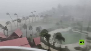 مشاهد متداولة لإعصار "سينلاكو" المدمر