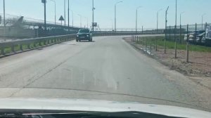 Заезд на парковку со стороны Оренбурга