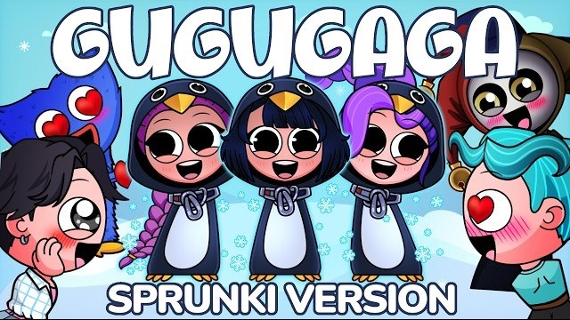 СПРУНКИ ГУГУГАГА ПИНГВИН — клип на песню / LILY x RORY Penguins Poppy PlayTime и RUMI x JINU K-pop