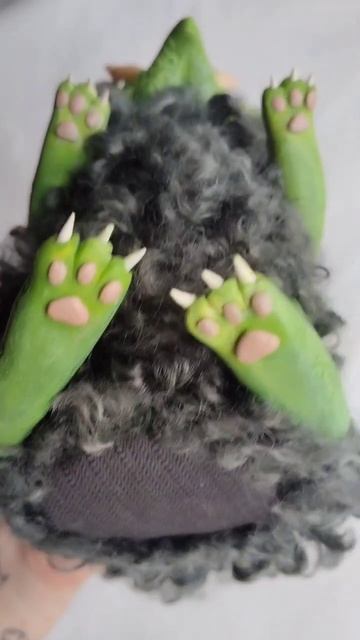 Дракончик ручной работы, интерьерная кукла