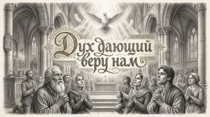 Дух дающий веру нам.