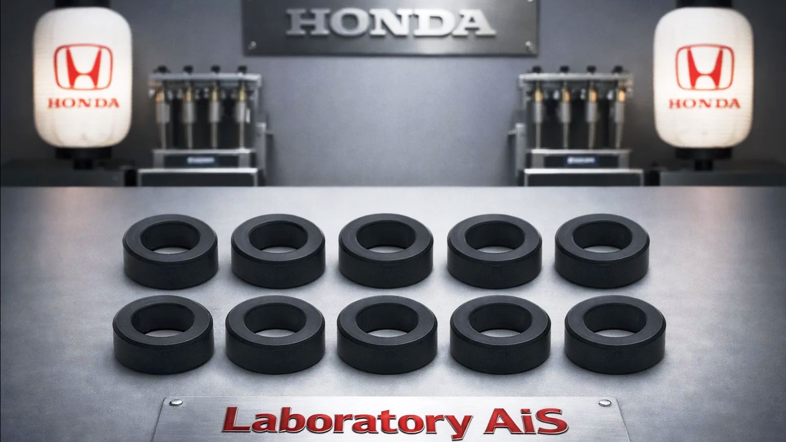 Прокладки инжекторов, 10шт, AiS-G006h, HONDA 16472-P7A-005,.mp4