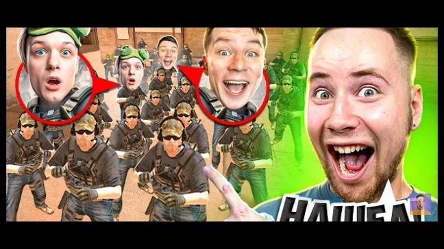 Тиктак НАЙДУ ЛИ Я АБОВЕНА СРЕДИ 25 ЕГО КЛОНОВ В СТАНДОФФ2