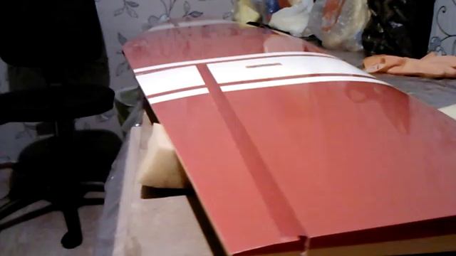 №88 - Поверхность крыла снизу после финишной полировки  пастой  Doctor Wax.