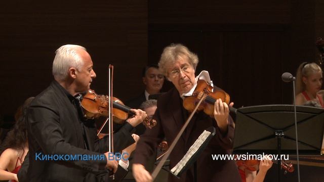 Видеоверсия концерта для двух скрипок с оркестром