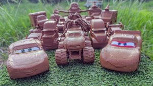 Мультики для детей про машинки "ТАЧКИ" на мойке и верталет. Мультики про молнию Маквина малышам